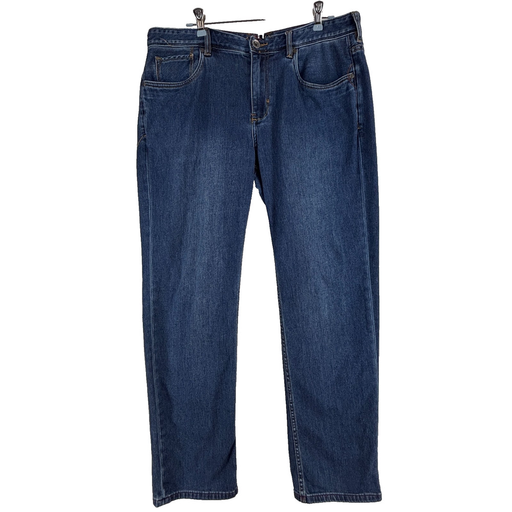 Tommy Bahama Jeans Mens Size 36x32 Blue Denim Relaxed Straight Leg